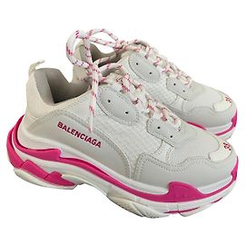 Balenciaga BASKETS TRIPLE S Rose Blanc Gris Fuschia