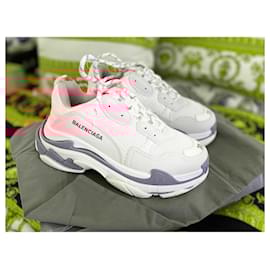 Balenciaga-TRIPLE S SNEAKER-Pink,White,Grey,Fuschia