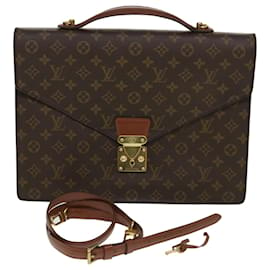 Louis Vuitton-LOUIS VUITTON Monogram Porte Documents Bandouliere Briefcase M53338 auth 38577-Other