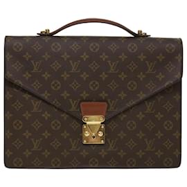 Louis Vuitton-LOUIS VUITTON Monogram Porte Documents Bandouliere Briefcase M53338 auth 38577-Other