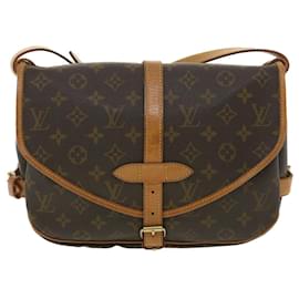 Louis Vuitton-Louis Vuitton Monogram Saumur 30 Shoulder Bag M42256 LV Auth S206-Monogram