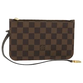 Louis Vuitton-Bolsa LOUIS VUITTON Damier Ebene Neverfull PM LV Auth bs4447-Outro