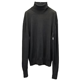 Tom Ford-Tom Ford Turtleneck Sweater in Grey Wool-Grey