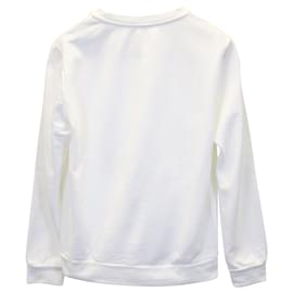 Apc-a.P.C "Hiver 87" Collection Logo Sweater in White Cotton-White