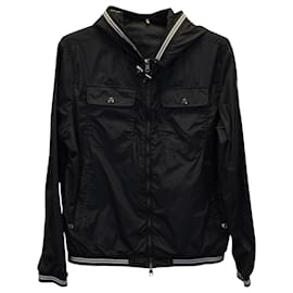 Moncler-Moncler Jeanclaude Shell Jacket in Black Polyamide-Black