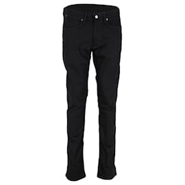 Acne-Acne Studios Slim Fit Jeans in Black Cotton-Black