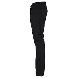 Acne-Acne Studios Slim Fit Jeans in Black Cotton-Black