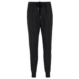 Tom Ford Track Pants in Black Cotton Polyamide Black