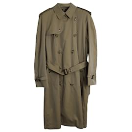 Burberry-Burberry The Westminster Heritage Trench Coat in Beige Cotton-Beige