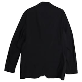 Y3-Y-3 Veste Blazer en Nylon Noir-Noir