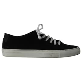 Autre Marque-Common Projects Achilles Low Sneakers in Black Canvas-Black