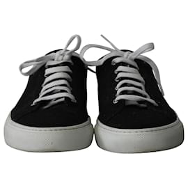 Autre Marque-Common Projects Achilles Low Sneakers in Black Canvas-Black