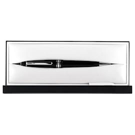 Montblanc-Montblanc Meisterstück Platinum Line Midsize Writing Pen in Black Resin-Black
