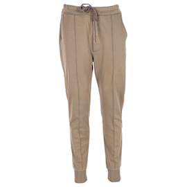 Tom Ford-Tom Ford Track Pants in Brown Cotton Polyamide-Brown