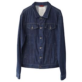 Giacca Trucker Brunello Cucinelli in denim di cotone blu Blu