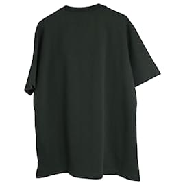 Louis Vuitton-Firma Louis Vuitton LVSE 3T-shirt con monogramma tasca D in cotone verde-Verde