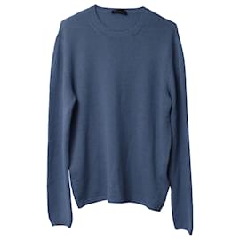 Prada-Prada Crewneck Sweater in Light Blue Cashmere-Blue,Light blue