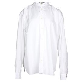 Dior Camicia bianca con collo alla coreana Bianco