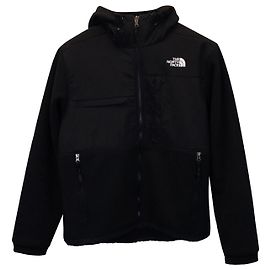 The North Face Denali Anorak Hooded Jacket in Black Polyester Black