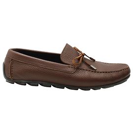Mocassins à Nœud Ermenegildo Zegna en Cuir Marron Marron