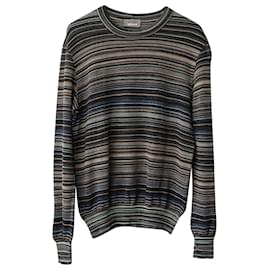 Autre Marque-Missoni Sport Striped Sweater in Multicolor Wool-Multiple colors