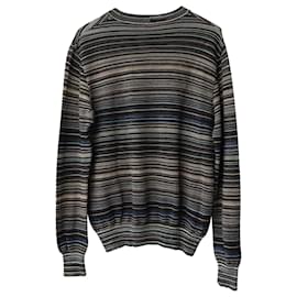 Autre Marque-Gestreifter Missoni Sport-Pullover aus mehrfarbiger Wolle-Mehrfarben
