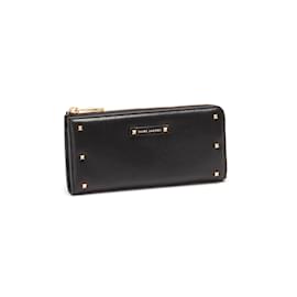 Marc Jacobs-Leather Long Wallet-Black