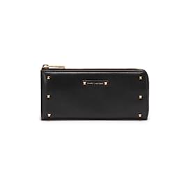 Marc Jacobs-Leather Long Wallet-Black