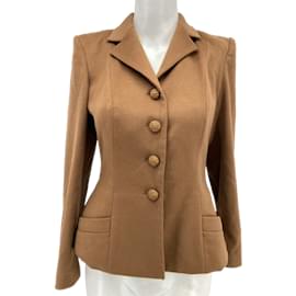 Dior-DIOR  Jackets T.fr 40 WOOL-Camel