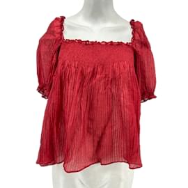 Autre Marque-IDANO  Tops T.0-5 2 Polyester-Red
