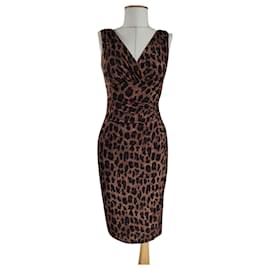 Robe Ralph Lauren Imprimé Léopard Multicolore Imprimé léopard