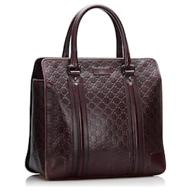 Gucci-Gucci Brown Guccissima Tote-Brown