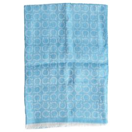 SALVATORE FERRAGAMO Sciarpe T.  Cachemire Blu