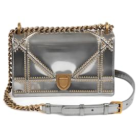 Dior-DIOR  Handbags   Leather-Silvery