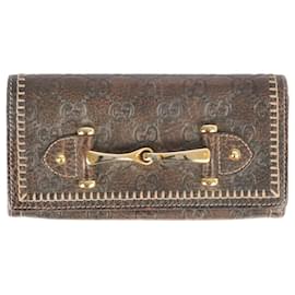 Gucci-GUCCI  Wallets T.  Leather-Brown