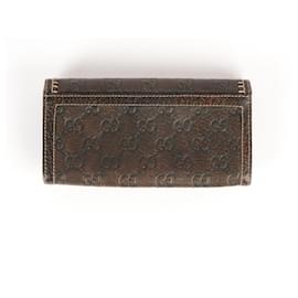 Gucci-GUCCI  Wallets T.  Leather-Brown
