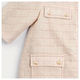 Chanel-CHANEL  Jackets T.fr 40 silk-Pink