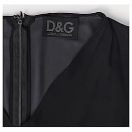 Dolce & Gabbana-DOLCE & GABBANA  Dresses IT 44 Silk-Black
