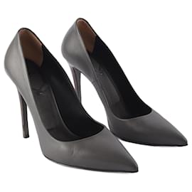 Fendi-FENDI  Heels EU 38.5 Leather-Grey