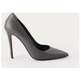 Fendi-FENDI  Heels EU 38.5 Leather-Grey