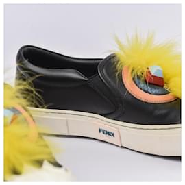 Fendi-FENDI  Trainers T.EU 36 Leather-Black