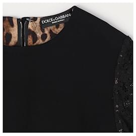 Dolce & Gabbana-DOLCE & GABBANA  Dresses T.IT 38 cotton-Black