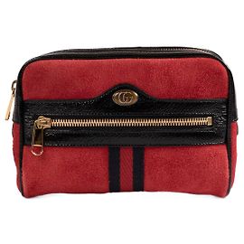 GUCCI Sacs à main Suède Rouge
