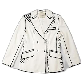 Fendi-FENDI  Jackets T.International L Denim - Jeans-White