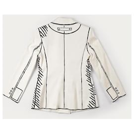 Fendi-FENDI  Jackets T.International L Denim - Jeans-White