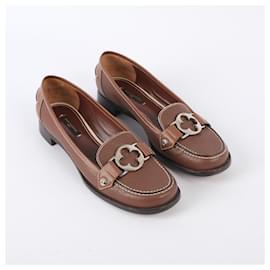 Louis Vuitton-LOUIS VUITTON  Flats T.EU 37 Leather-Other