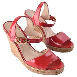 FENDI  Sandals EU 38.5 Leather Red