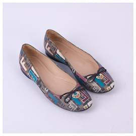 Fendi-FENDI  Ballet flats EU 38.5 Cloth-Multiple colors