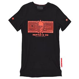 PHILIPP PLEIN T-shirt Internazionale M Cotone Nero