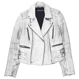 FRENCH CONNECTION Jaquetas de couro Internacional XS Couro Branco